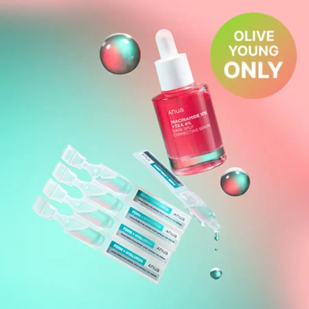 ANUA NIACINAMIDE 10% + TXA 4% DARK SPOT CORRECTING SERUM 30ML SPECIAL SET W PDRN H. A. CAPSULE 100 SERUM 5ML
